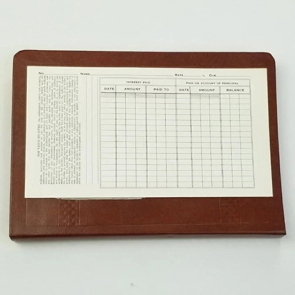 Trussell My Finances Vintage Accounting With Box Yellow Envelopes Copyright 1961 - Picture 8 of 8